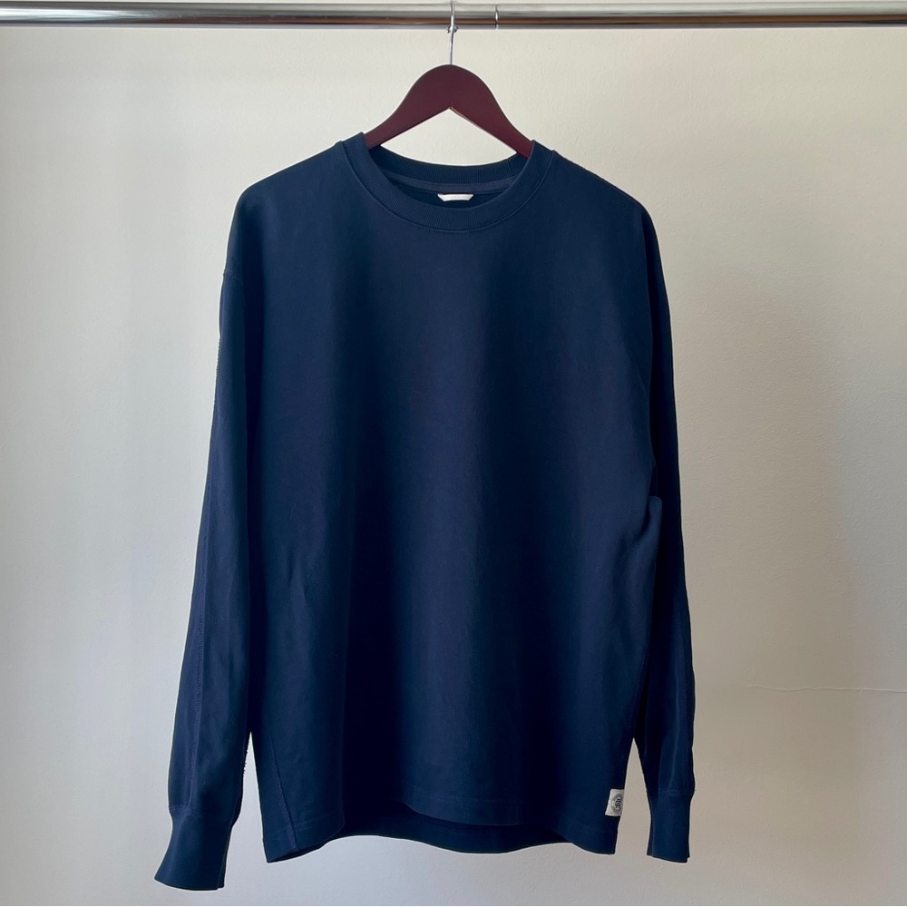 Reigning Champ Heavyweight Jersey Relaxed Long Sleeve Shirt